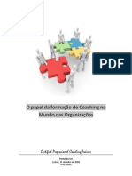 O Papel Da Formação de Coaching No Mundo Das Organizações