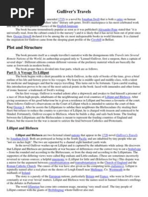 Gulliver Fiction Literature - 
