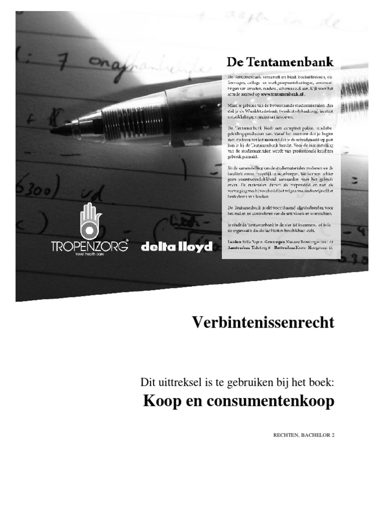 Koop en Consumentenkoop | PDF