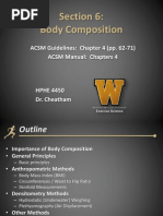 Air Force Body Fat Measurement Worksheet | PDF