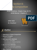 HPHE 4450: Section 06 - Body Composition