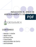 Inducción Calidad Desamex