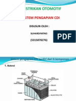 Sistem Pengapian CDI Terdiri Dari 6 Komponen