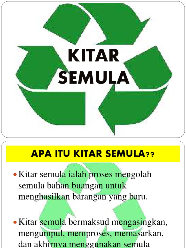 Apa Itu Kitar Semula