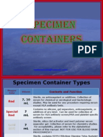 Specimen Containers
