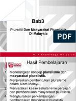 Bab 3 Pluraliti Dan Masyarakat Pluralistik Di Malaysia