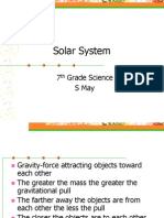 Solar System: 7 Grade Science S May