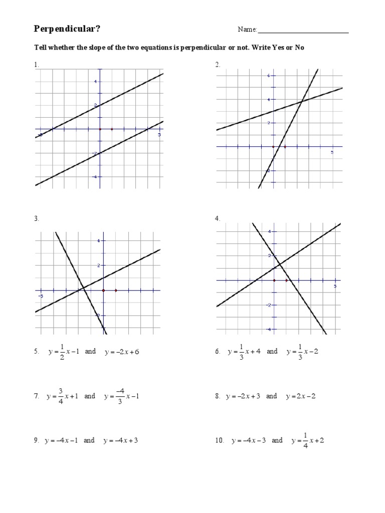 Day 12 Perpendicular Lines | PDF | Language Arts & Discipline | Science ...