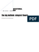 The Big Rethink - Integral Theory