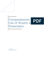 Compassionate Use of Wealth and Possession