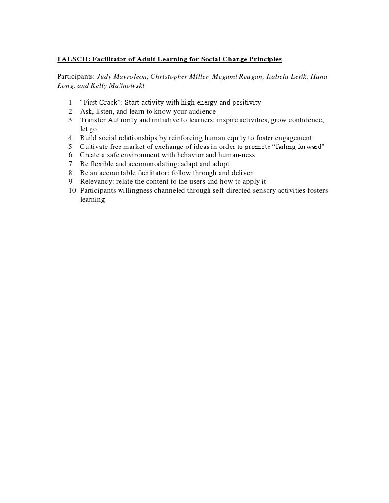 Principles of Adult Learning Facilitation | PDF | Career & Growth