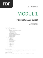 Download Modul 1 Pengertian Dasar Statika by Kustianto Adi S SN119015087 doc pdf