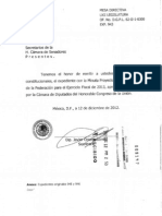 IMPC. Aprobación Ley Ingresos 2013