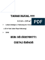 Tanah Dijual