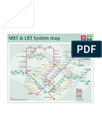 Sing MRT Network Map 100112