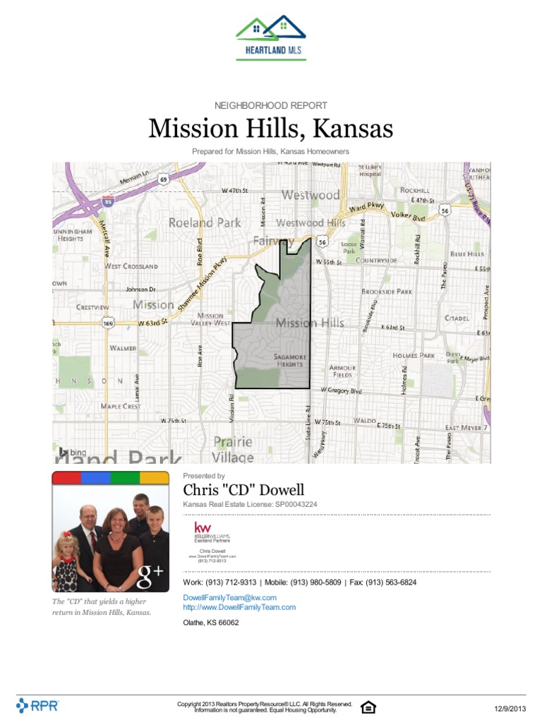 Mission Hills, Kansas Chris "CD" Dowell PDF Household In