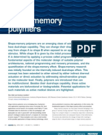 1 Shape Memory Polymers