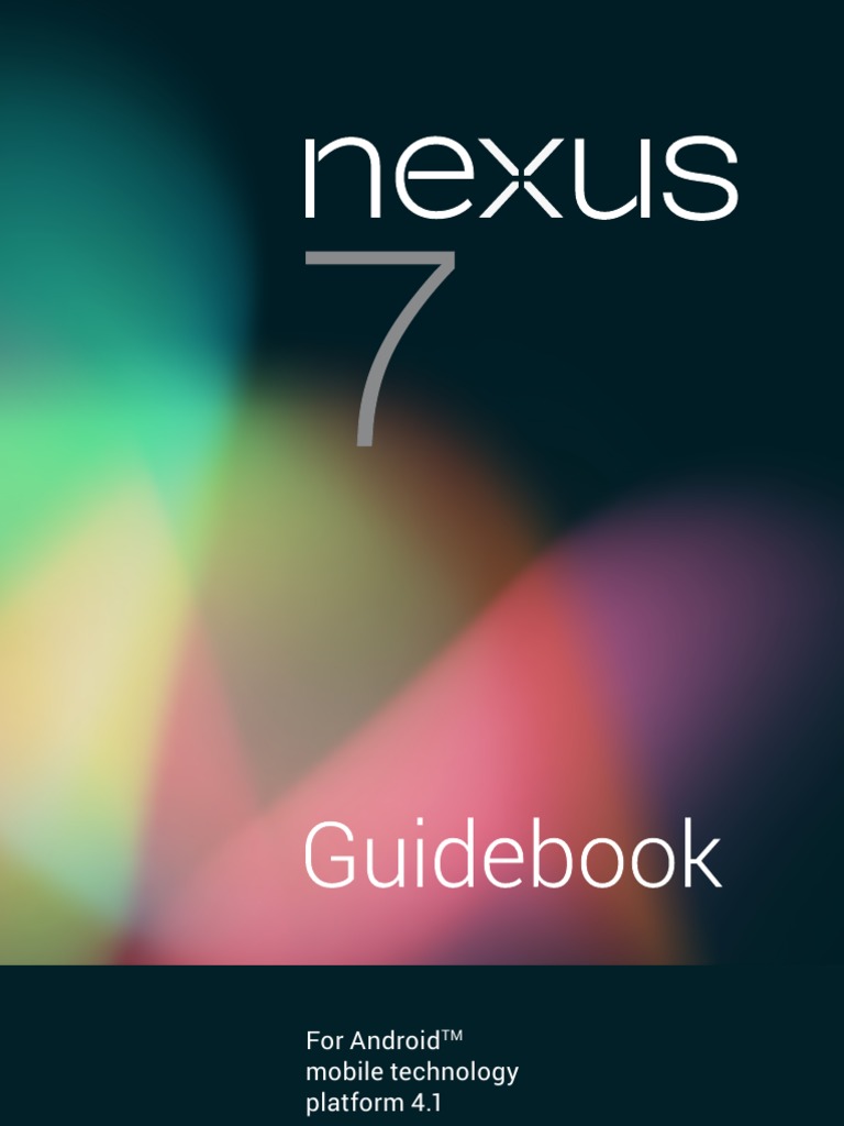 Manual Nexus 7 | PDF