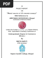 Project Report on LG