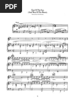 Music Sheet - Frank Sinatra - East of The Sun (Vocal+Piano)