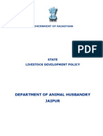 Rajasthan State Livestock Development Policy
