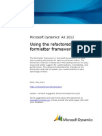 Using the Refactored Formletter Framework AX2012