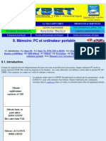 Mémoire: PC Et Ordinateur Portable: Cours Hardware 1 YBET Informatique