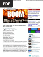 Impacto das explosões