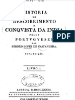 História do Descobrimento e Conquista da India pelos Portugueses - Fernão Lopez de Castanheda
