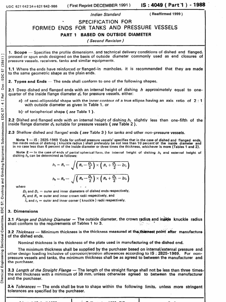 Is 4049 Part 1 | PDF | Heat Treating | Structural Steel