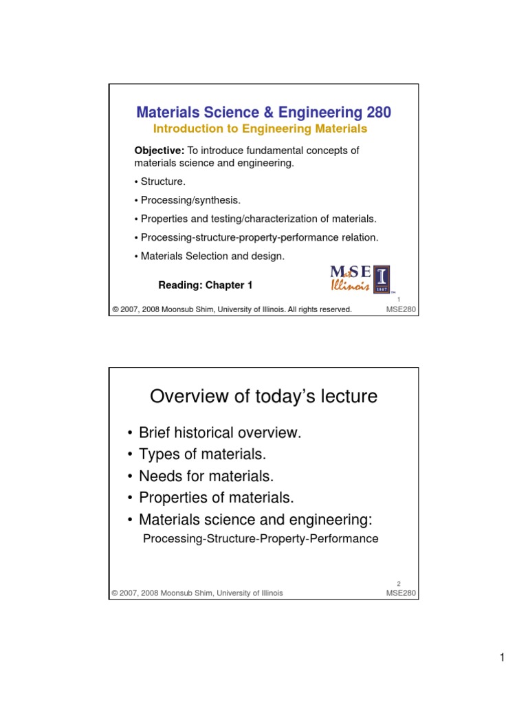 Introduction to Materials Science | PDF