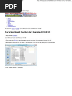 Download Cara Membuat Kontur Dari Autocad Civil 3D by Ade Bdg Chakra SN119090382 doc pdf
