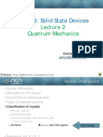 ECE606: Solid State Devices: Quantum Mechanics