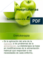 Dietoterapia, los alimentos y la salud