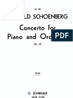 Schoenberg - Piano Concerto