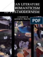 European Literature from Romanticism to Postmodernism