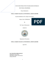 An Inquiry Into The Interaction of Bargaining Powers in The Work Atmosphere.