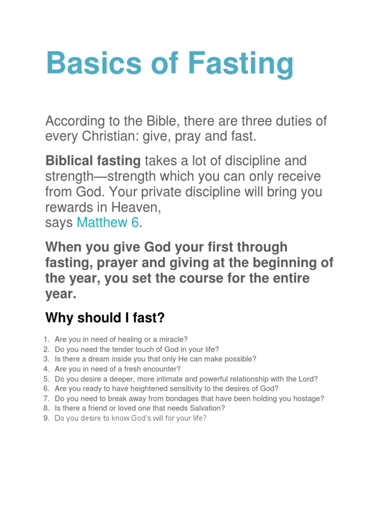 Fasting 2013 | PDF
