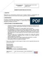 Manual de Procedimiento Microtomo de Rotacion