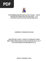 O jogo de tangram e a matemática