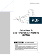 Guidelines To Gas Tungsten Arc Welding