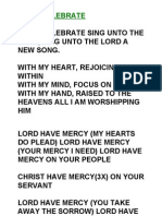Celebrate and Worship the Lord with Songs of Praise