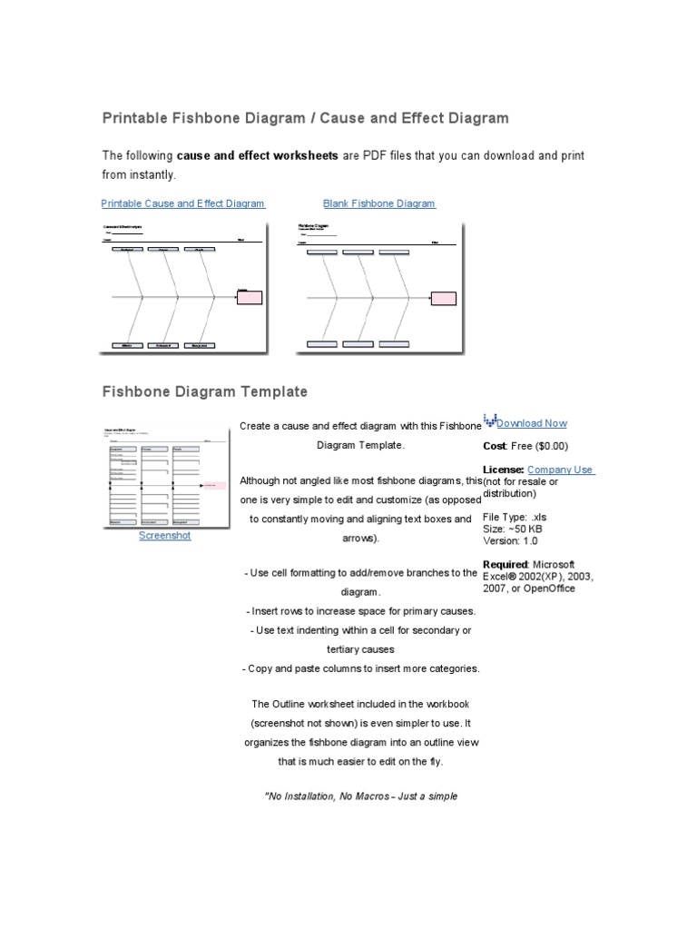 Fishbone Diagram Template Doc from imgv2-2-f.scribdassets.com