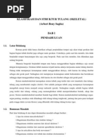 Download KLASIFIKASI DAN STRUKTUR TULANG SKELETAL by Arbert Beny SN119143326 doc pdf