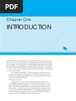 © Ncert Not To Be Republished: Chapter One