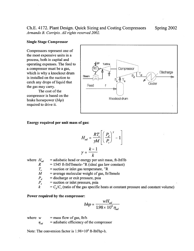 Compressor Design | PDF