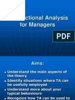 Transactional Analysis For Managers