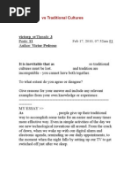 Download Technology vs Traditional Cultures by jagviratwal786 SN119154129 doc pdf