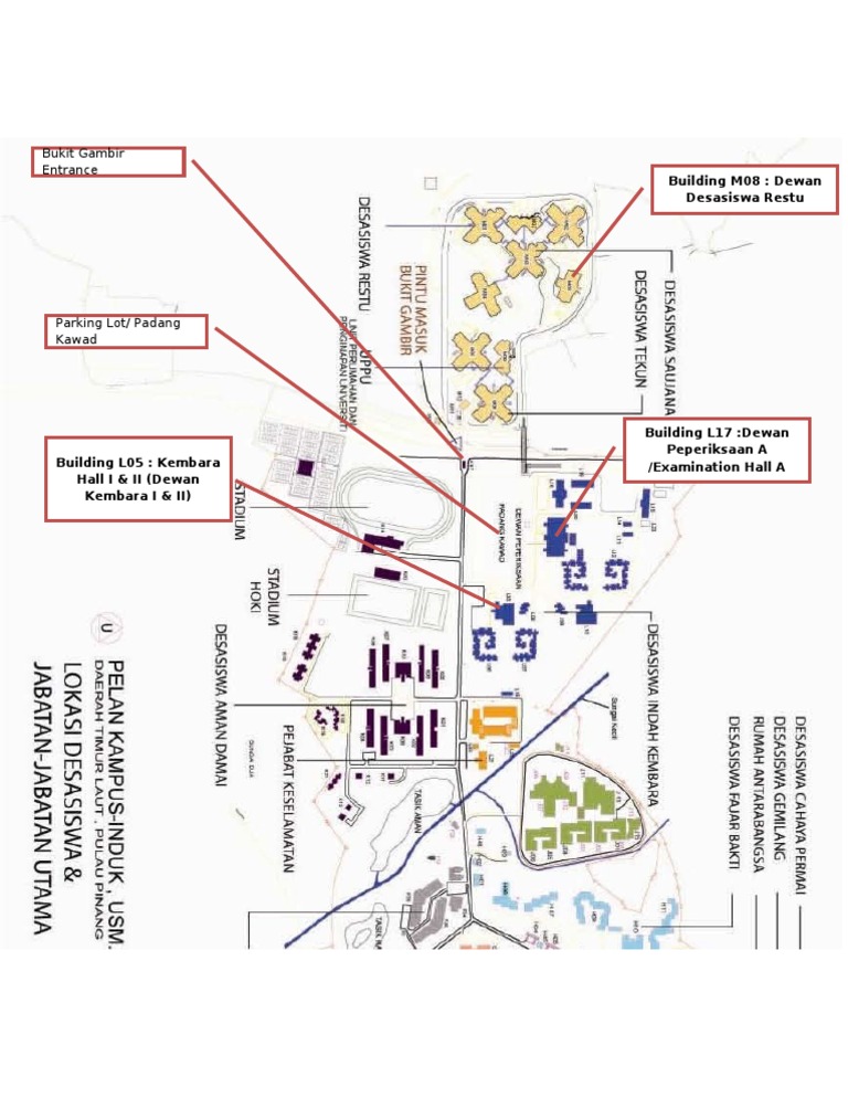 USM Campus Building Locations Guide | PDF