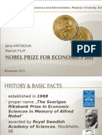 Presentation: Nobel Prize For Economics 2011